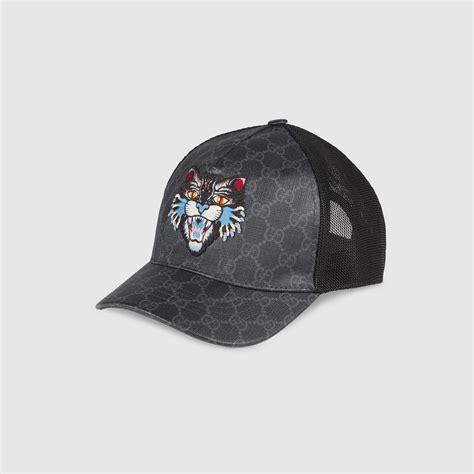 casquette gucci chat furieux|Gucci.